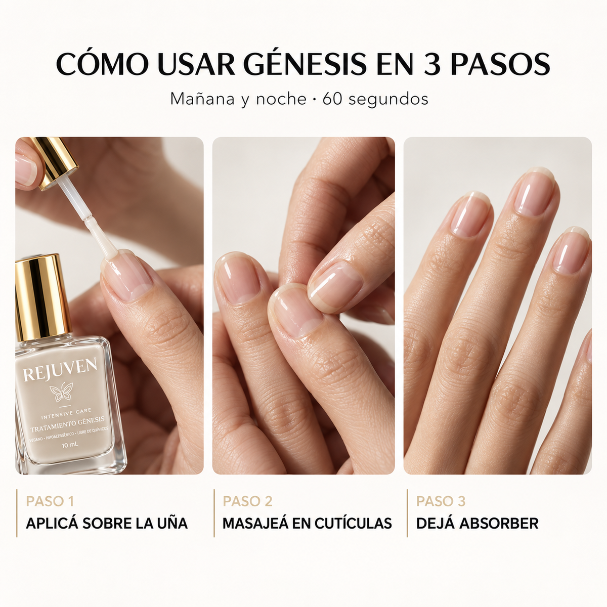 Tratamiento Fortalecedor y Reparador para Uñas Débiles y Dañadas