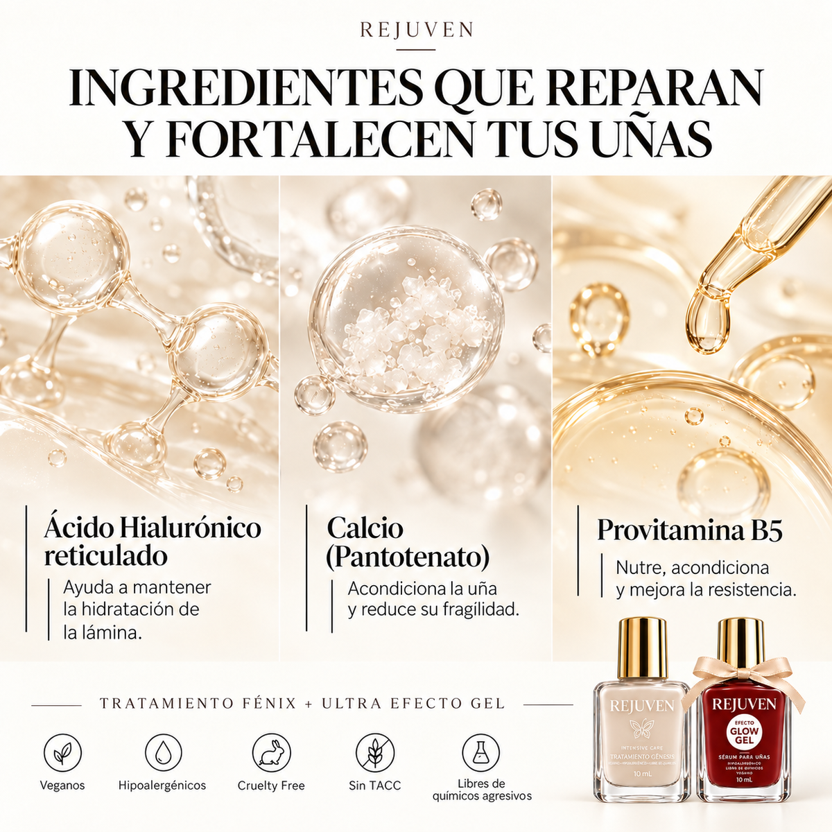 Tratamiento Fortalecedor y Reparador para Uñas Débiles y Dañadas